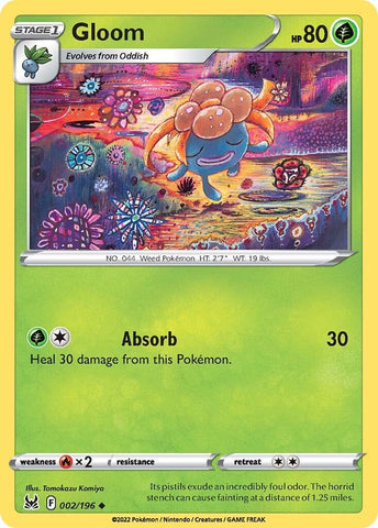 Pokemon | Gloom (002/196) [Sword & Shield: Lost Origin] | The Nerd Merchant