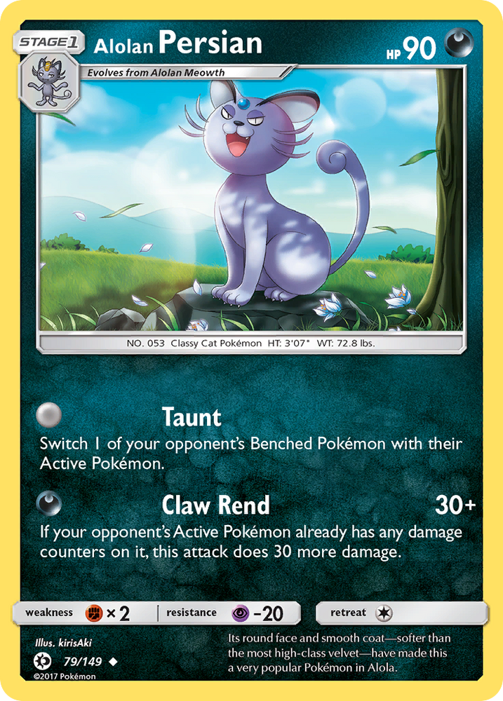Pokemon | Alolan Persian (79/149) [Sun & Moon: Base Set] | The Nerd Merchant