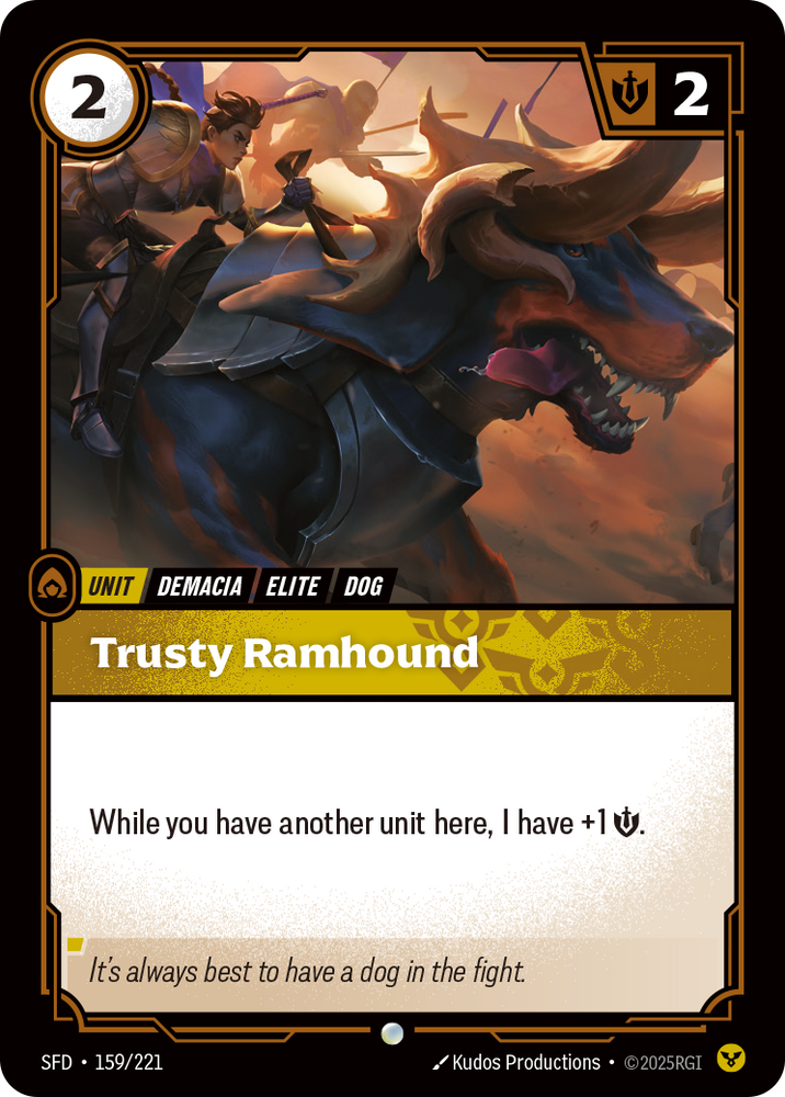 Trusty Ramhound - Spiritforged #159