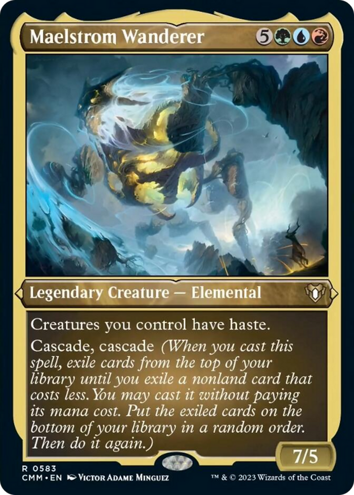 Magic | Maelstrom Wanderer (Foil Etched) [Commander Masters] | The Nerd Merchant