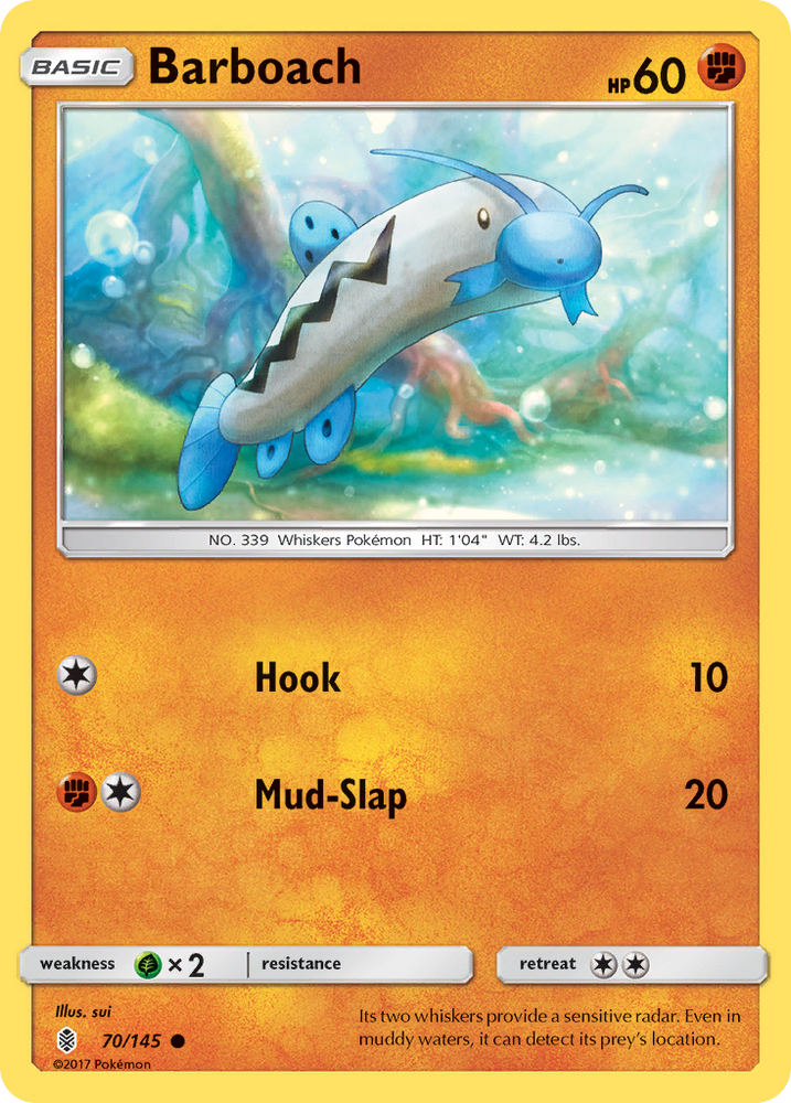 Pokemon | Barboach (70/145) [Sun & Moon: Guardians Rising] | The Nerd Merchant