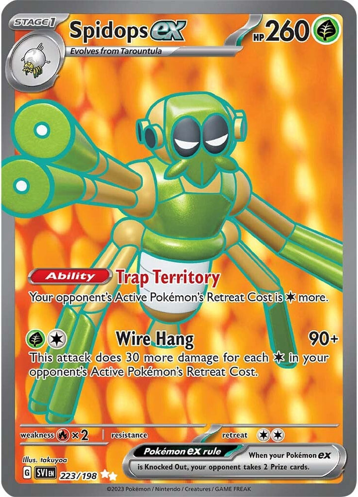 Pokemon | Spidops ex (223/198) [Scarlet & Violet: Base Set] | The Nerd Merchant
