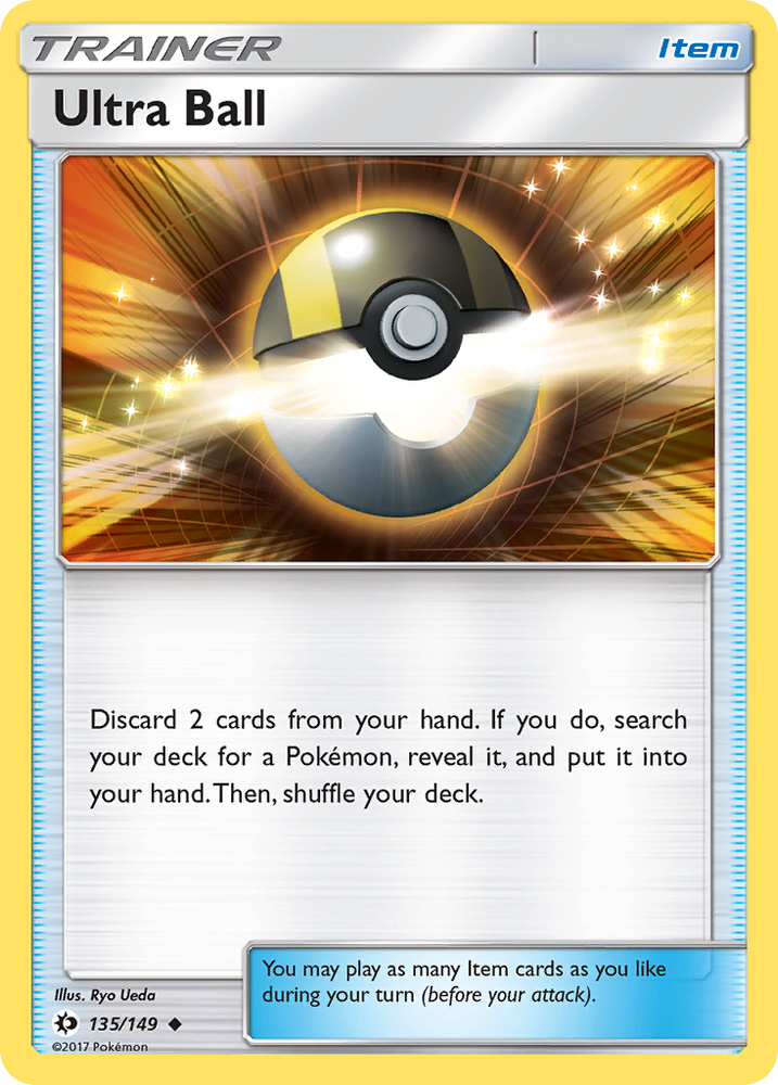Pokemon | Ultra Ball (135/149) [Sun & Moon: Base Set] | The Nerd Merchant