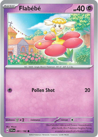 Pokemon | Flabebe (091/198) [Scarlet & Violet: Base Set] | The Nerd Merchant