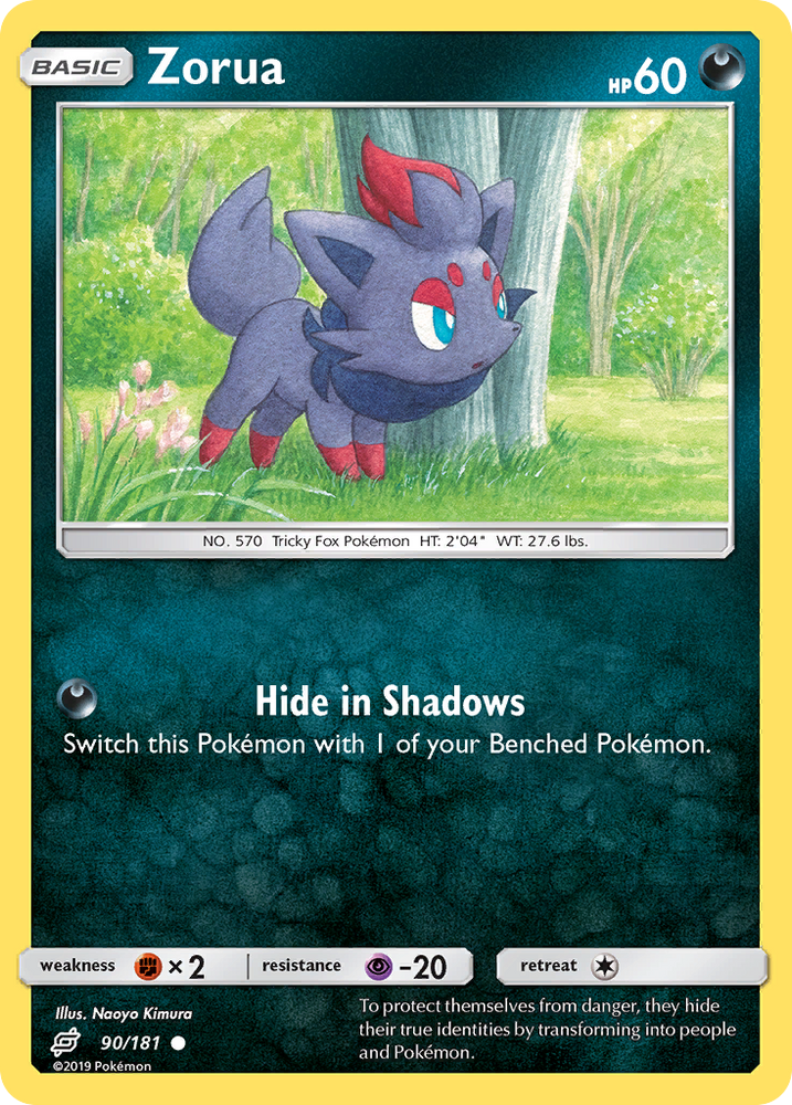 Pokemon | Zorua (90/181) [Sun & Moon: Team Up] | The Nerd Merchant