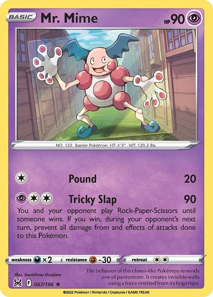 Pokemon | Mr. Mime (067/196) [Sword & Shield: Lost Origin] | The Nerd Merchant