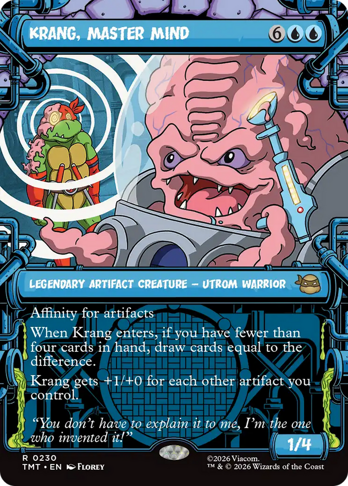 Magic | Krang, Master Mind (Showcase) [Teenage Mutant Ninja Turtles] | The Nerd Merchant