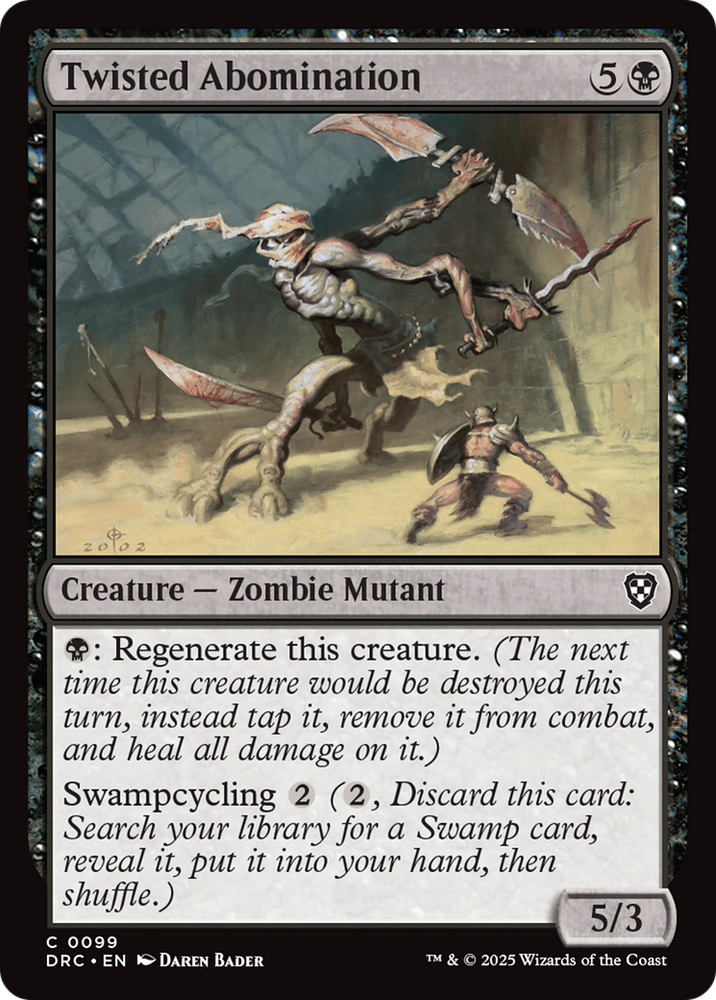 Magic | Twisted Abomination [Aetherdrift Commander] | The Nerd Merchant