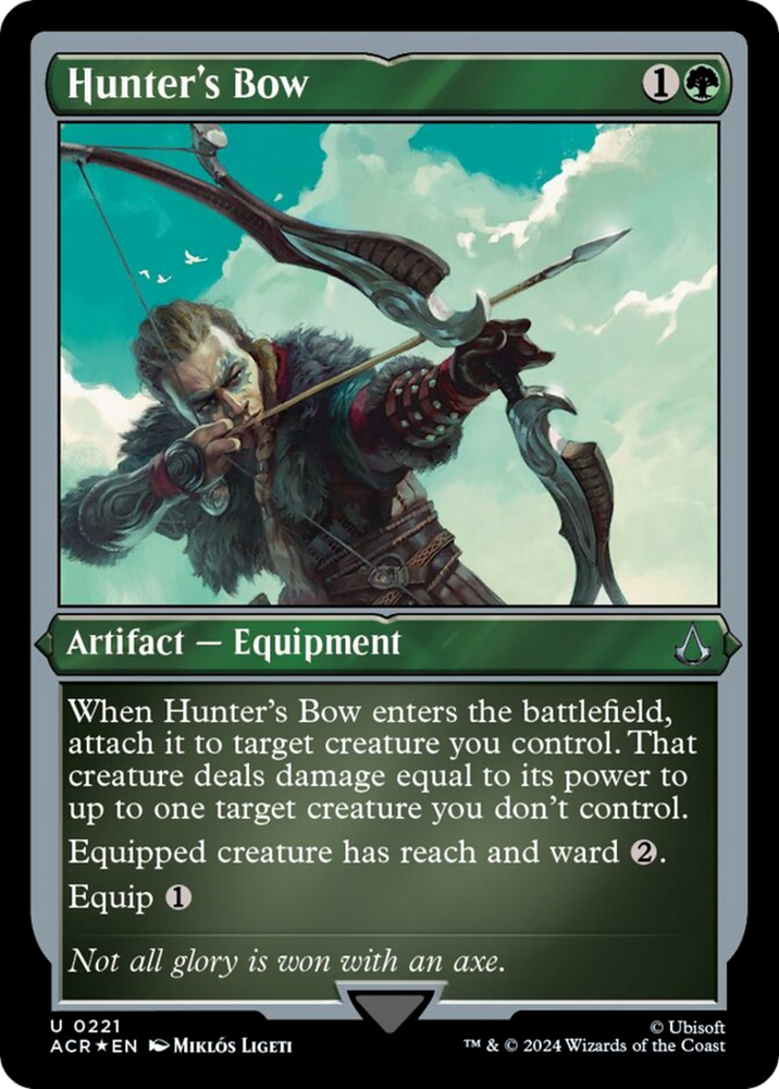 Magic | Hunter's Bow (Foil Etched) [Assassin's Creed] | The Nerd Merchant