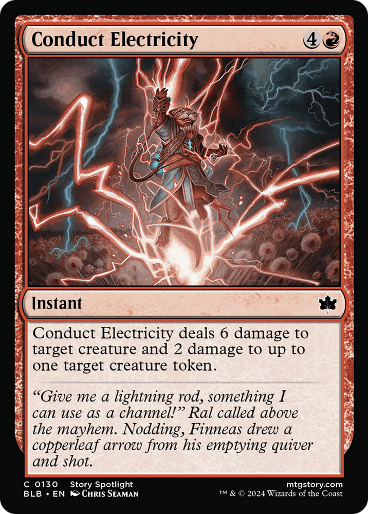 Magic | Conduct Electricity [Bloomburrow] | The Nerd Merchant