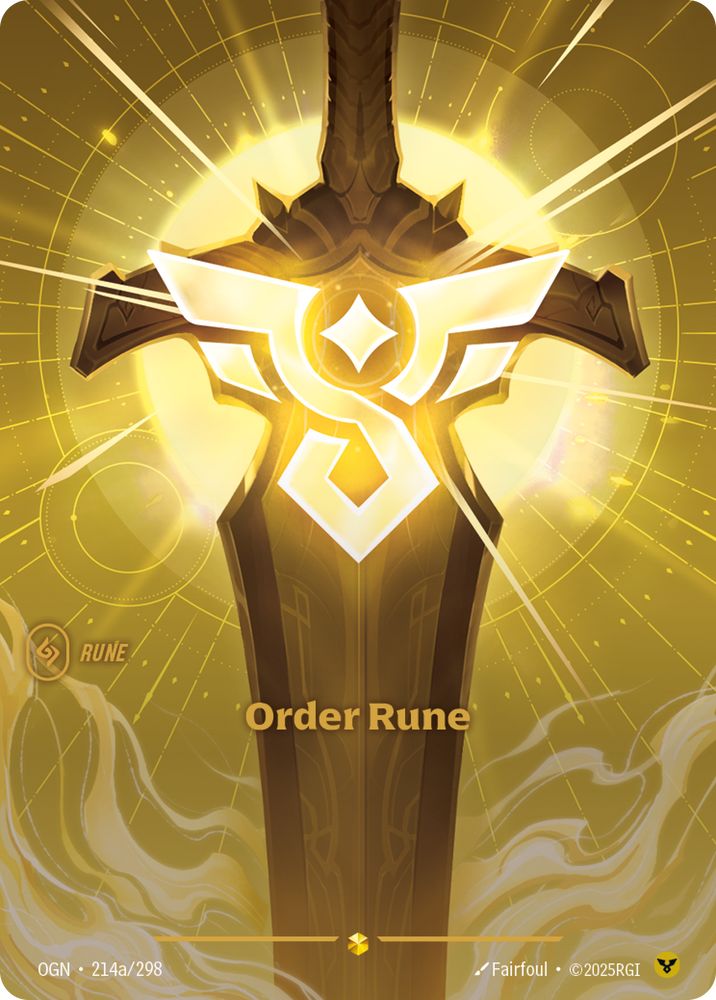 Order Rune (Alt Foil) - Origins #214