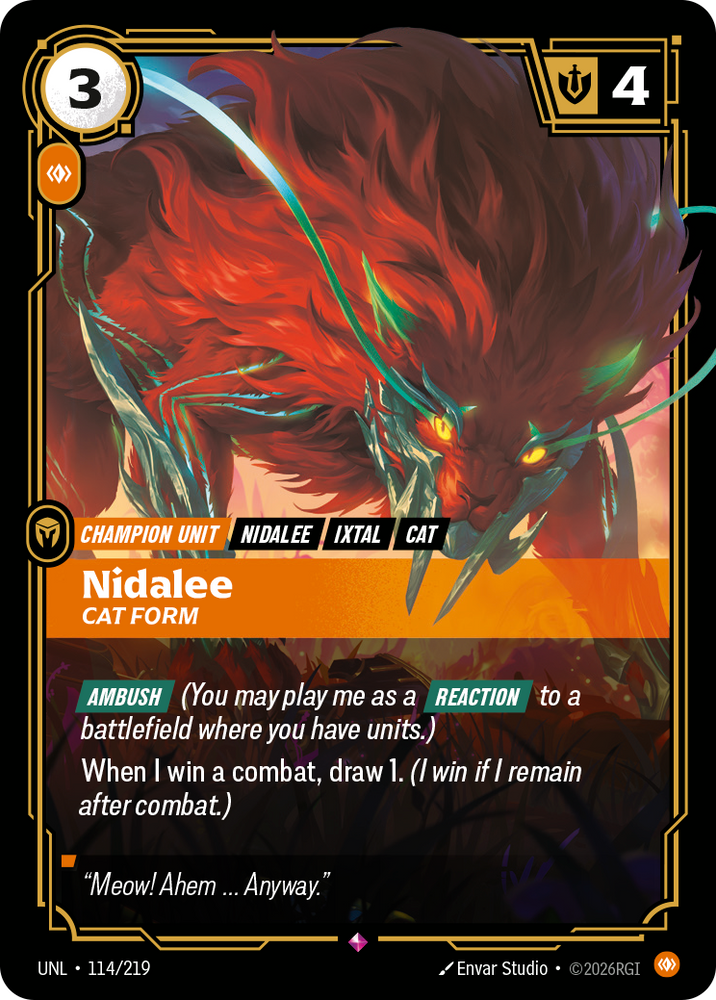 Nidalee - Cat Form (Foil) - Unleashed (114/219)
