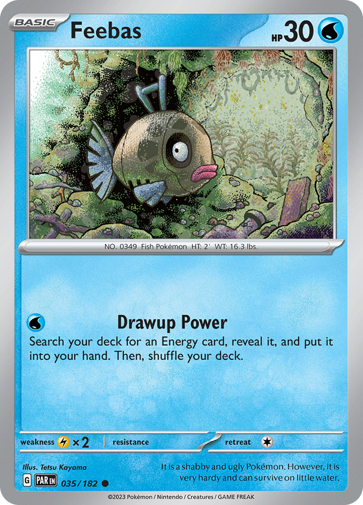 Pokemon | Feebas (035/182) [Scarlet & Violet: Paradox Rift] | The Nerd Merchant