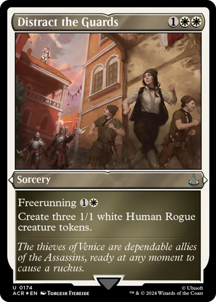 Magic | Distract the Guards (Foil Etched) [Assassin's Creed] | The Nerd Merchant