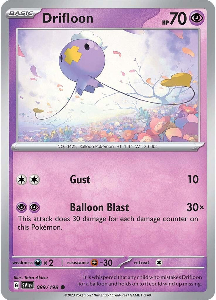 Pokemon | Drifloon (089/198) [Scarlet & Violet: Base Set] | The Nerd Merchant
