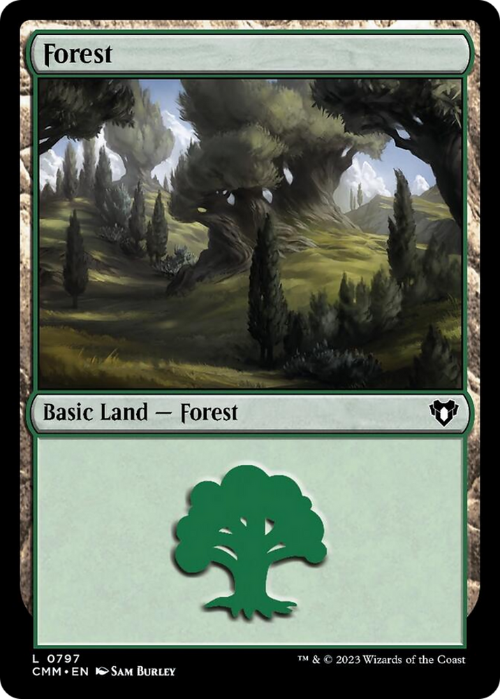 Magic | Forest (797) [Commander Masters] | The Nerd Merchant