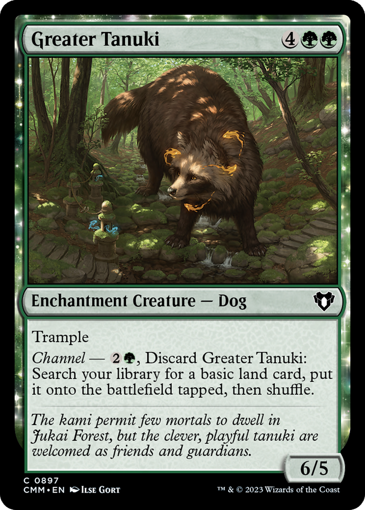 Magic | Greater Tanuki [Commander Masters] | The Nerd Merchant