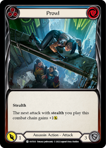 Flesh and Blood TCG | Prowl (Blue) [OUT035] (Outsiders) | The Nerd Merchant