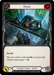Flesh and Blood TCG | Prowl (Blue) [OUT035] (Outsiders)  Rainbow Foil | The Nerd Merchant