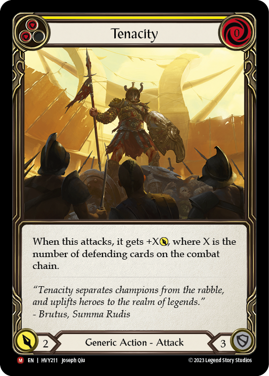 Flesh and Blood TCG | Tenacity [HVY211] (Heavy Hitters) | The Nerd Merchant
