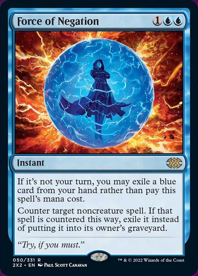 Magic | Force of Negation [Double Masters 2022] | The Nerd Merchant