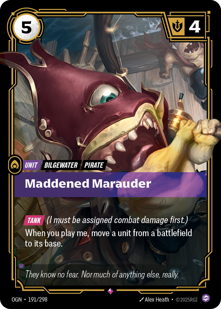 Maddened Marauder (Foil) - Origins #191