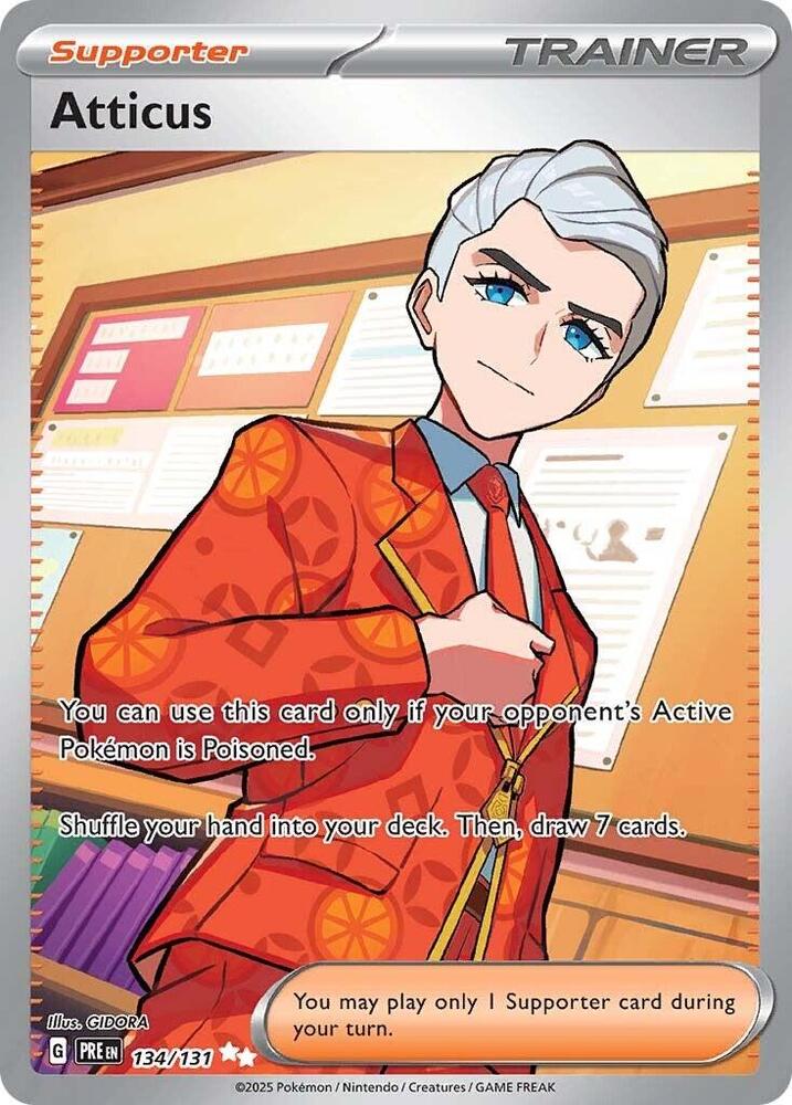 Pokemon | Atticus (134/131) [Scarlet & Violet: Prismatic Evolutions] | The Nerd Merchant