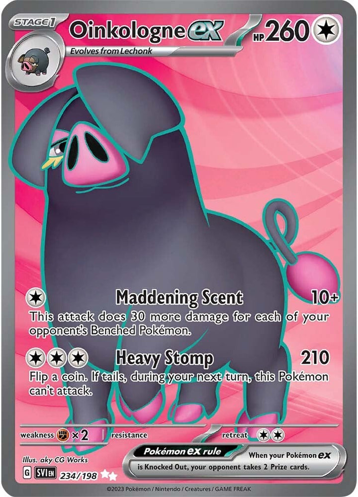 Pokemon | Oinkologne ex (234/198) [Scarlet & Violet: Base Set] | The Nerd Merchant