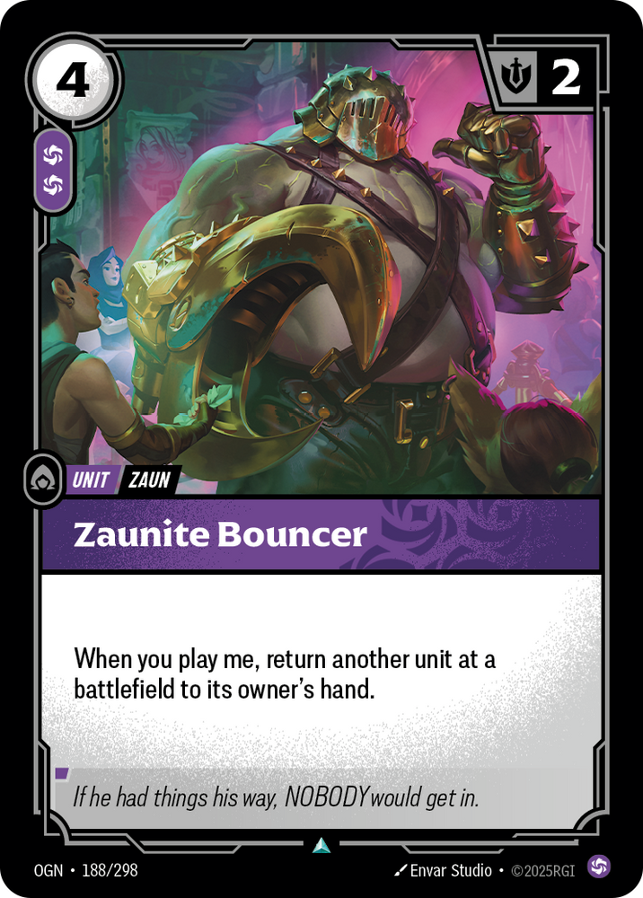 Zaunite Bouncer (Foil) - Origins #188