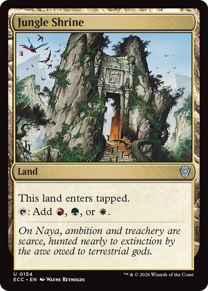 Magic | Jungle Shrine [Lorwyn Eclipsed Commander] | The Nerd Merchant