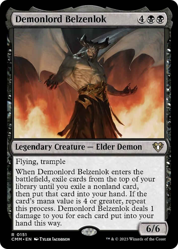 Magic | Demonlord Belzenlok [Commander Masters] | The Nerd Merchant