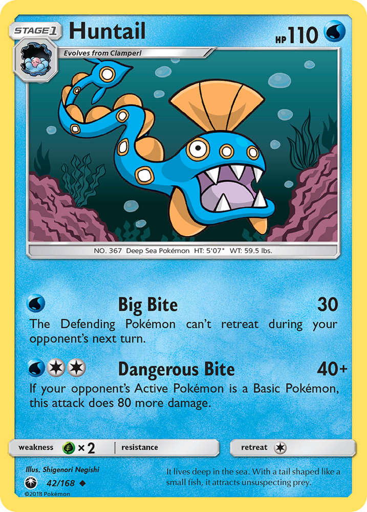 Pokemon | Huntail (42/168) [Sun & Moon: Celestial Storm] | The Nerd Merchant