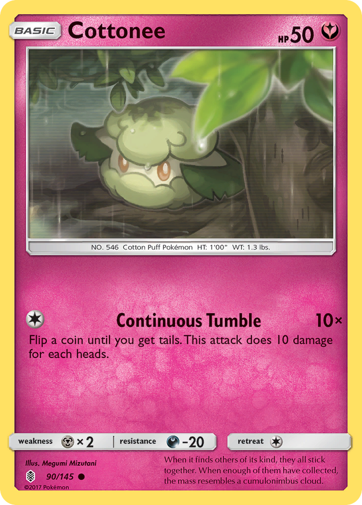 Pokemon | Cottonee (90/145) [Sun & Moon: Guardians Rising] | The Nerd Merchant