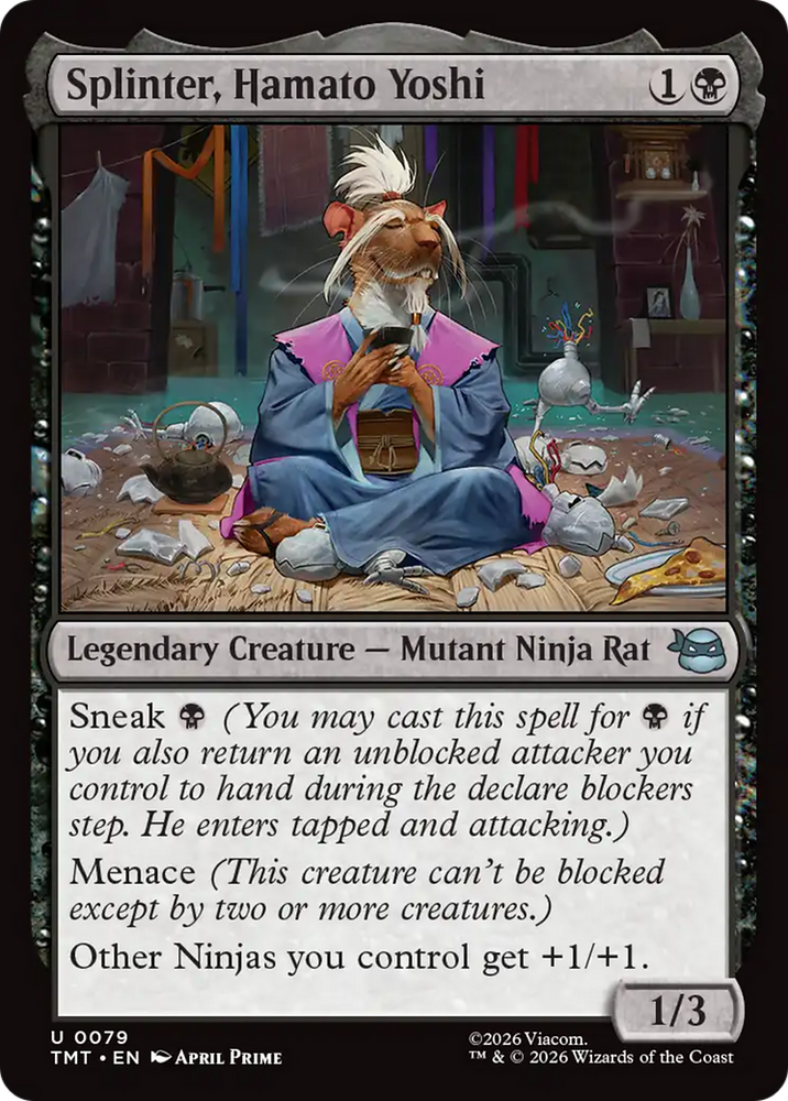 Magic | Splinter, Hamato Yoshi [Teenage Mutant Ninja Turtles] | The Nerd Merchant