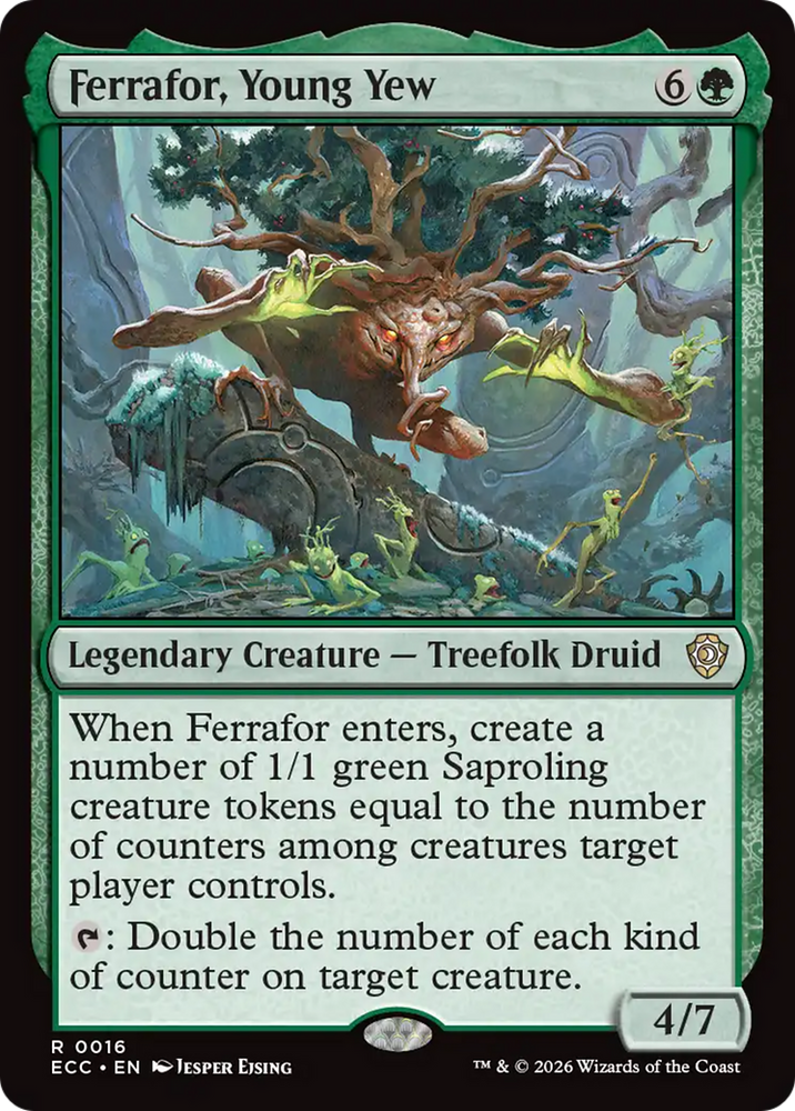 Magic | Ferrafor, Young Yew [Lorwyn Eclipsed Commander] | The Nerd Merchant