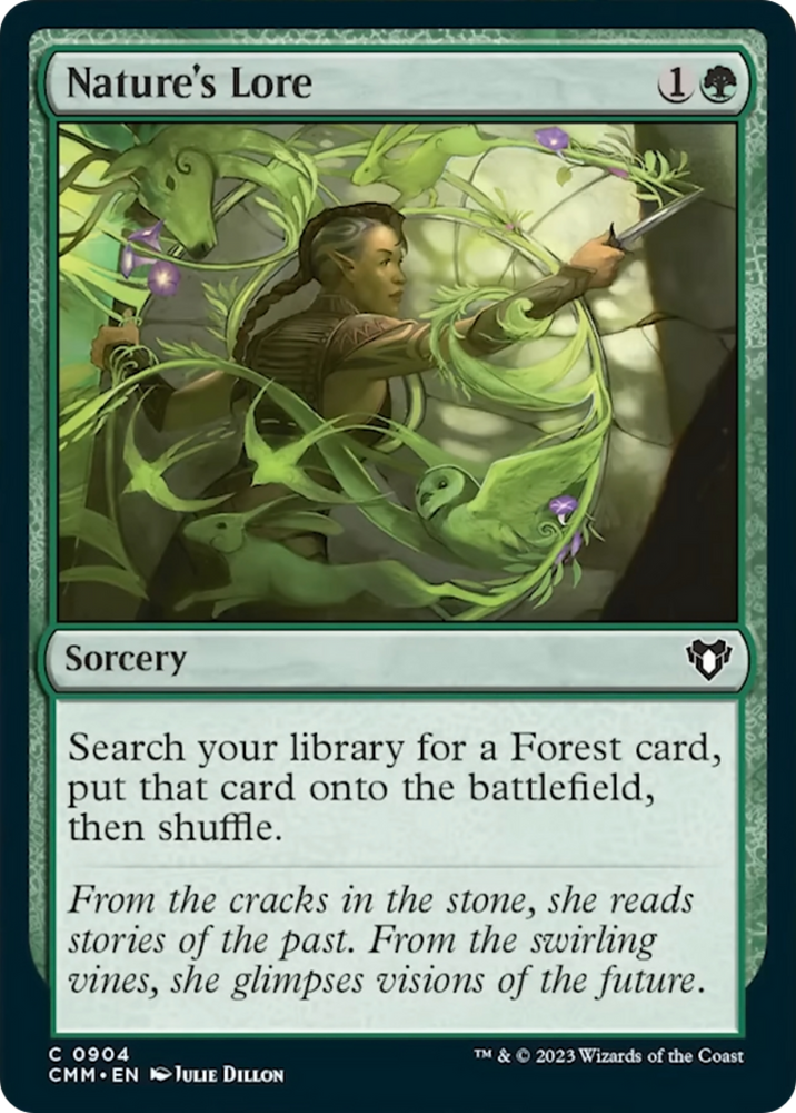 Magic | Nature's Lore [Commander Masters] | The Nerd Merchant