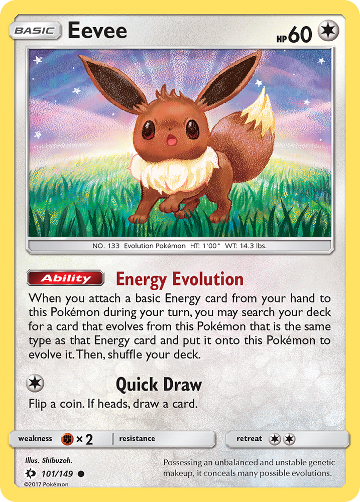 Pokemon | Eevee (101/149) [Sun & Moon: Base Set] | The Nerd Merchant