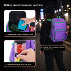 Spectrum TCG Backpack - Gamma Purple