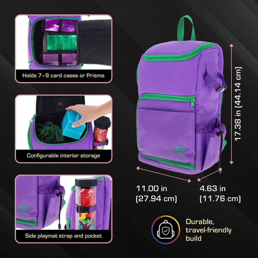 Spectrum TCG Backpack - Gamma Purple
