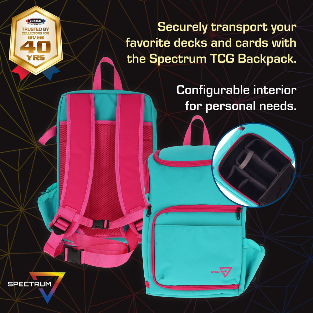 Spectrum TCG Backpack - Cyber Pink/Teal