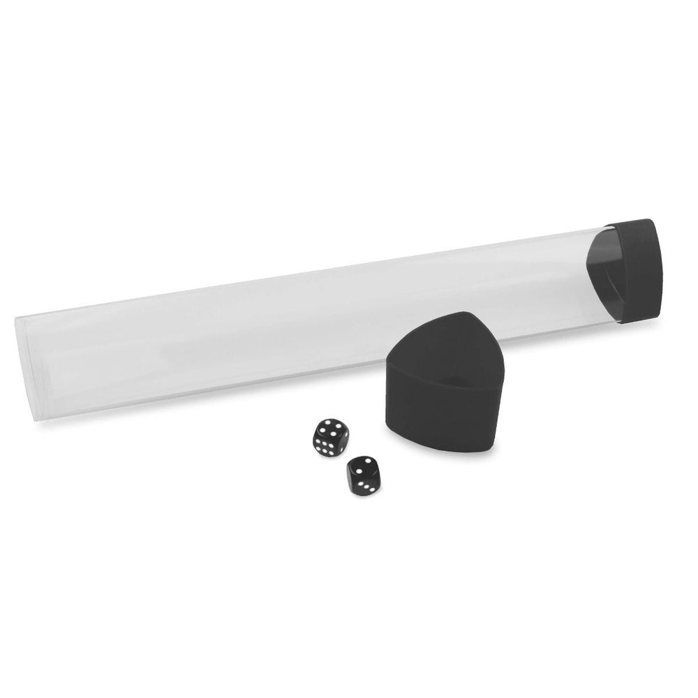 BCW Supplies | Playmat Tube with Dice Cap - Black | The Nerd Merchant