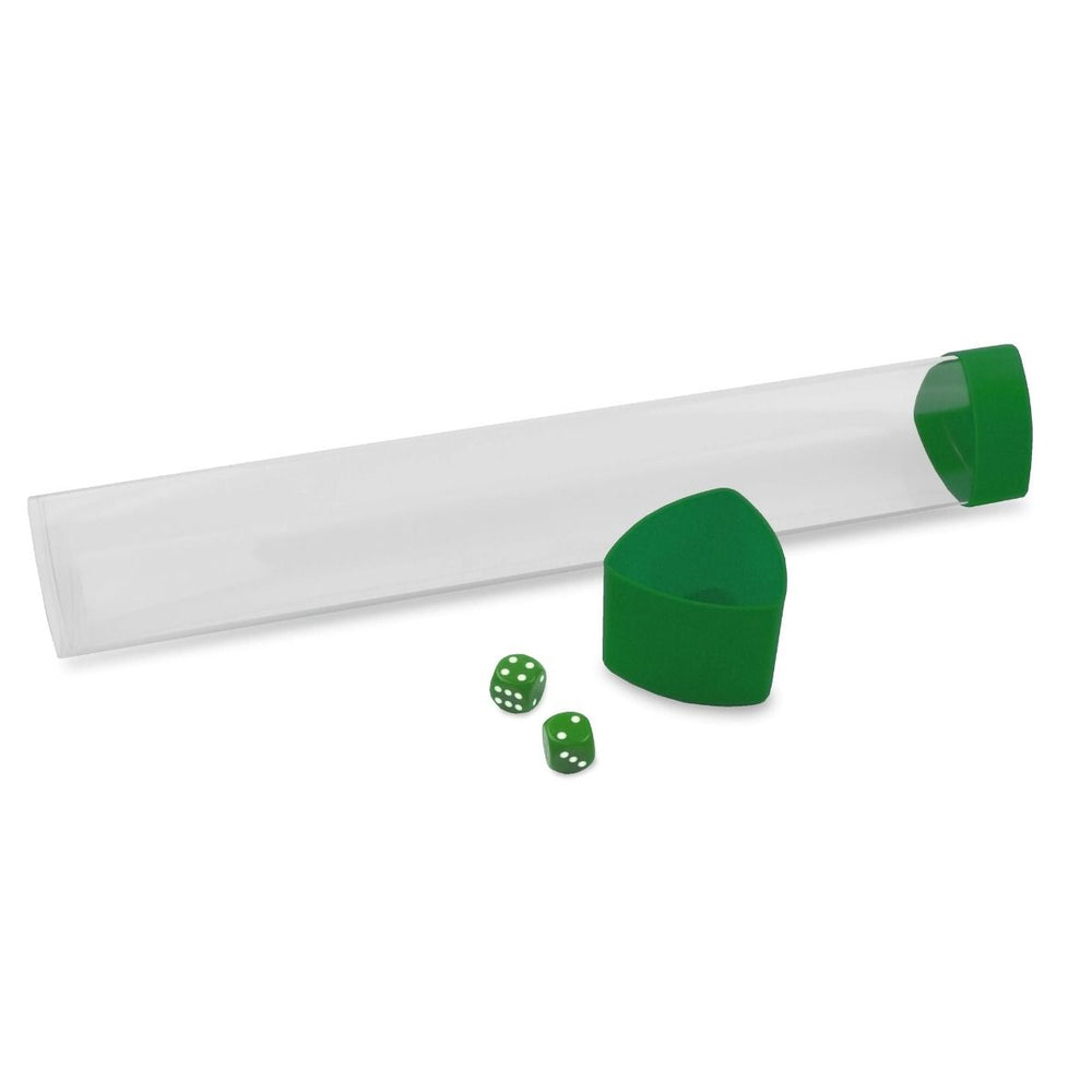 BCW Supplies | Playmat Tube with Dice Cap - Green | The Nerd Merchant