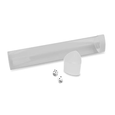 BCW Supplies | Playmat Tube with Dice Cap - White | The Nerd Merchant