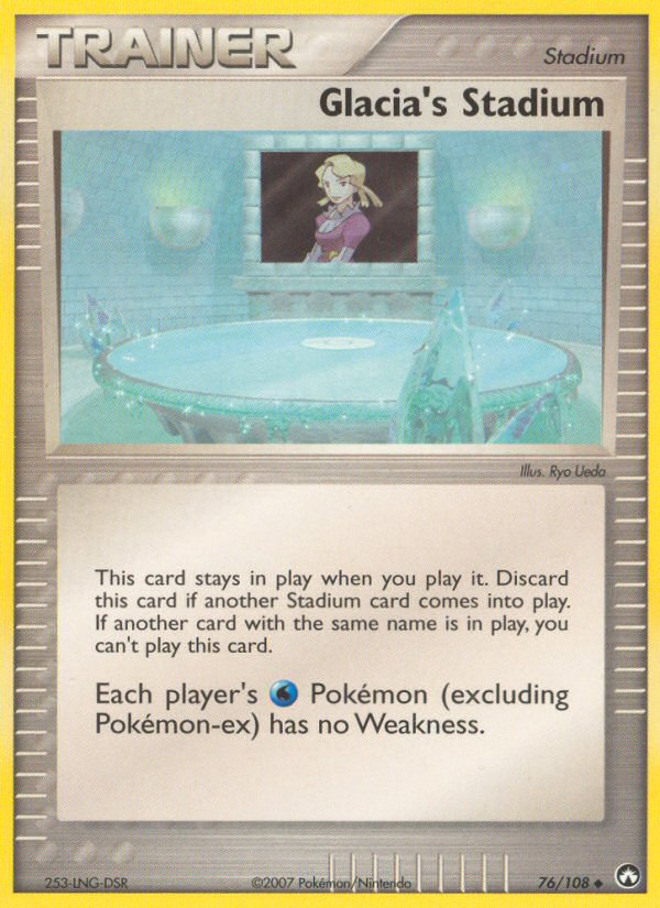 Pokemon | Glacia's Stadium (76/108) [EX: Power Keepers] | The Nerd Merchant
