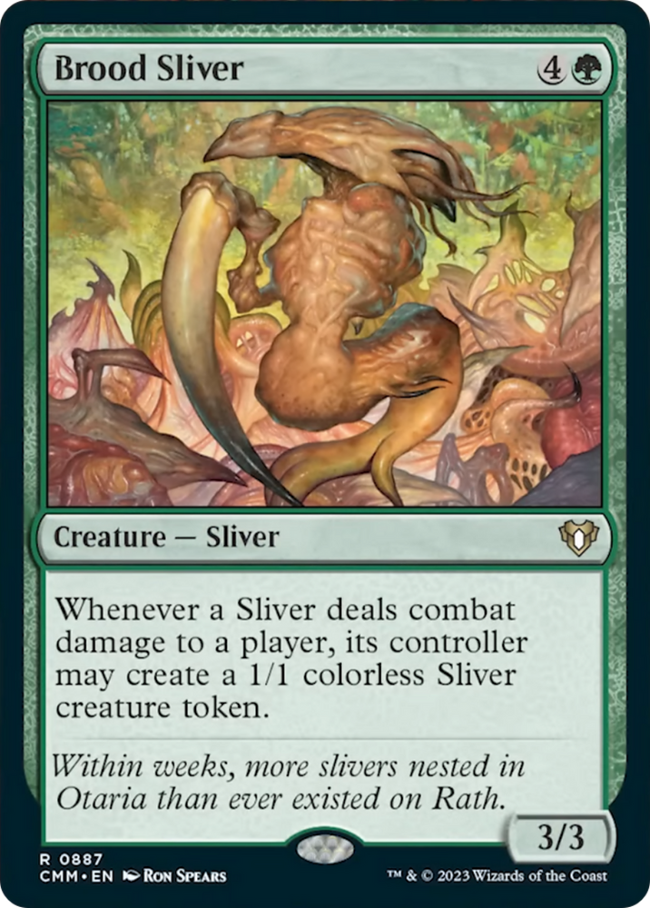 Magic | Brood Sliver [Commander Masters] | The Nerd Merchant