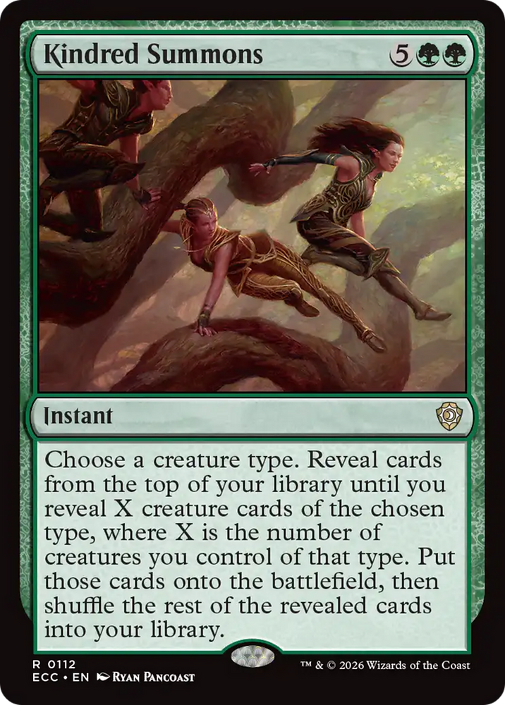 Magic | Kindred Summons [Lorwyn Eclipsed Commander] | The Nerd Merchant