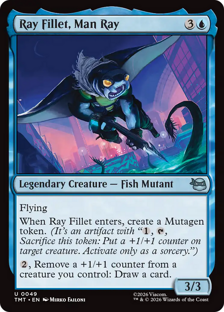 Magic | Ray Fillet, Man Ray [Teenage Mutant Ninja Turtles] | The Nerd Merchant