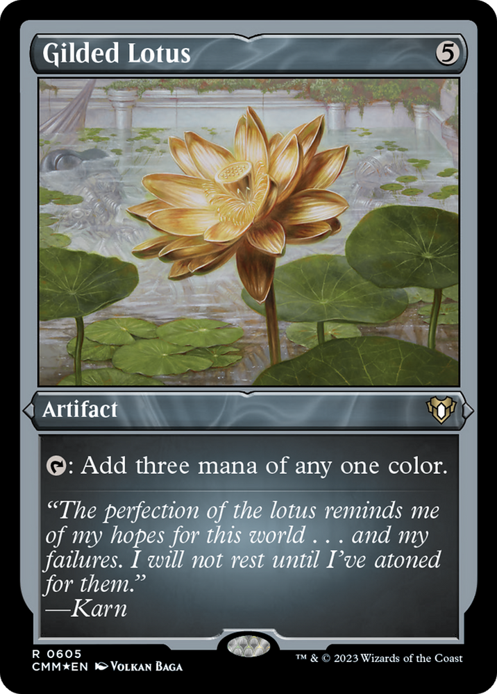 Magic | Gilded Lotus (Foil Etched) [Commander Masters] | The Nerd Merchant