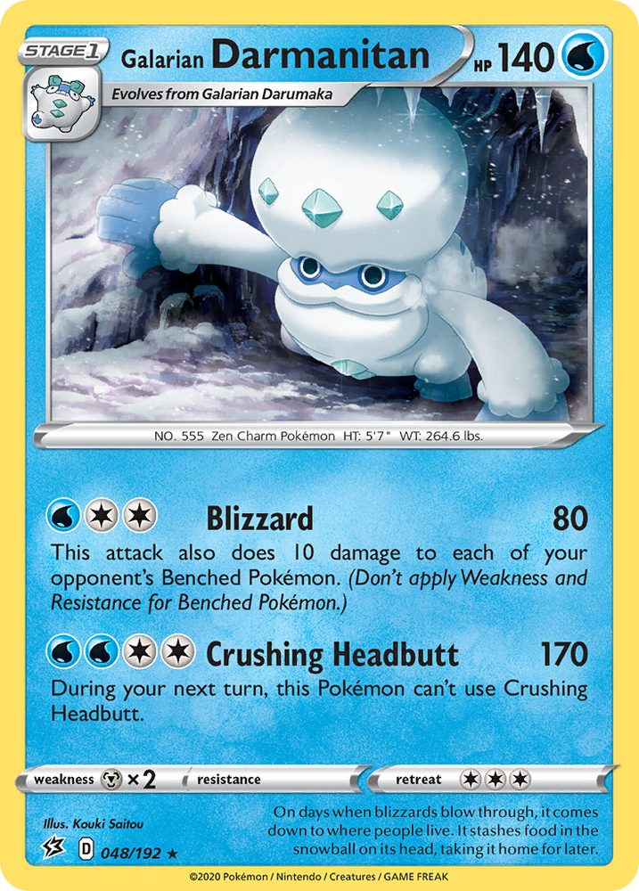Pokemon | Galarian Darmanitan (048/192) [Sword & Shield: Rebel Clash] | The Nerd Merchant