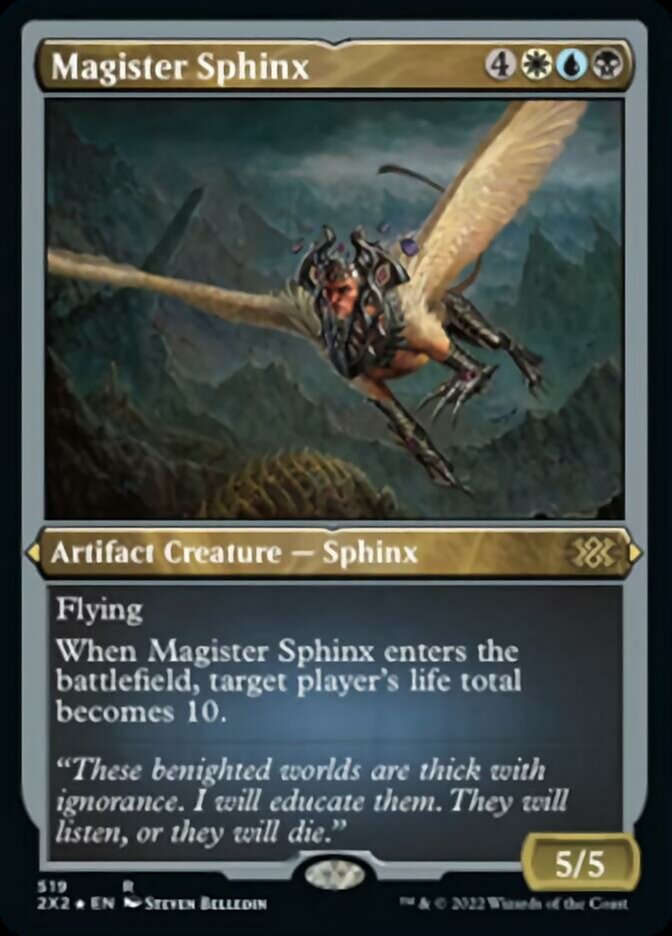 Magic | Magister Sphinx (Foil Etched) [Double Masters 2022] | The Nerd Merchant